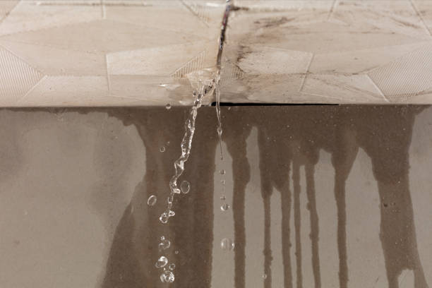 Professional Burst Pipe Cleanup technician working in Harkers Island, NC